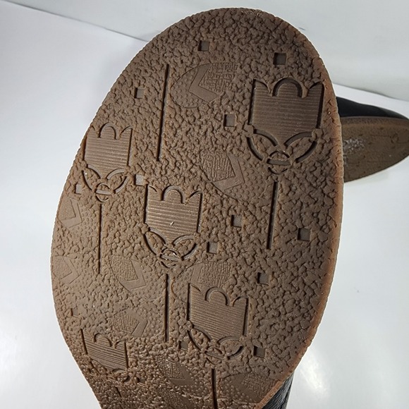 Dansko Becki Black Leather Ankle Boots Womens 39 EUR 8.5-9 US Wood Heel EUC - Picture 10 of 12